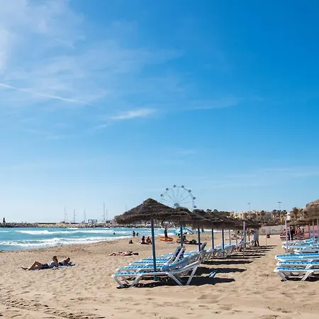 Appartement Aloha Marina Private 1st Line Ocean Carihuela Torremolinos